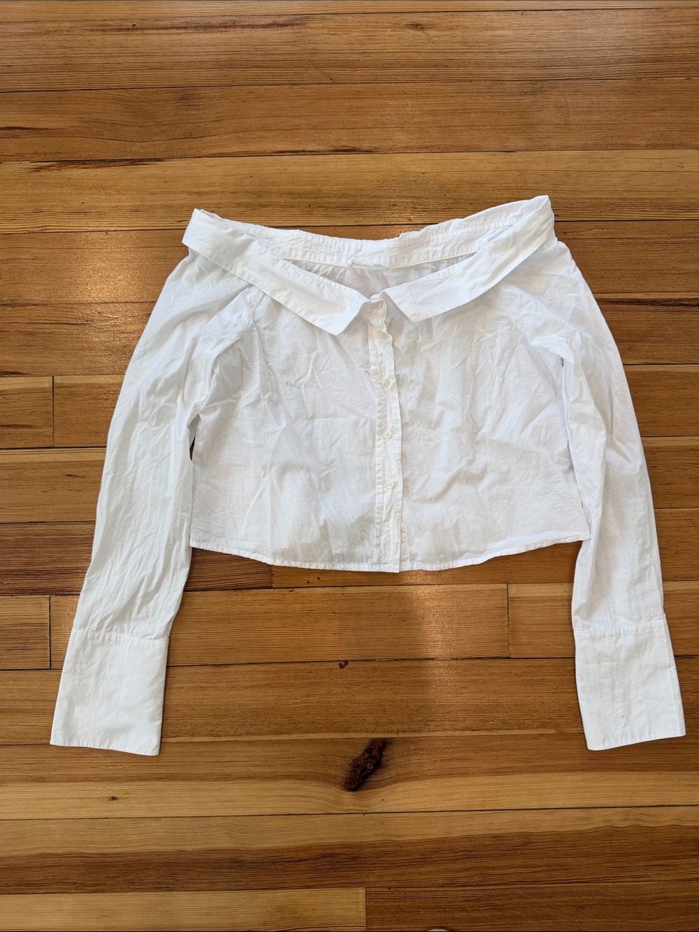 Cotton Candy White Button-Front Shirt